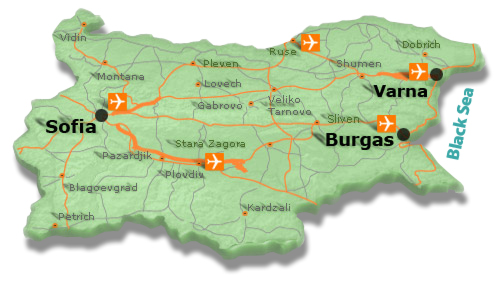 Bulgaria map