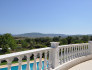 Balcony view towards the green scenery